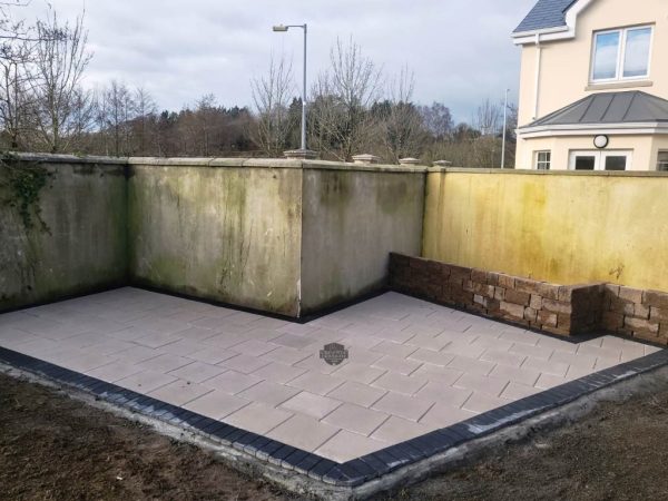 Our patio team working in Ballycumber
