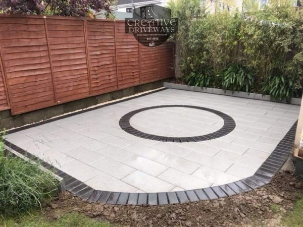 Our patio team working in Geashill