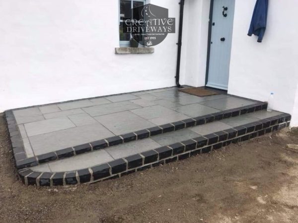 Our patio team working in Kilcormac