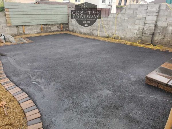 Tarmacadam installation in Mountbolus